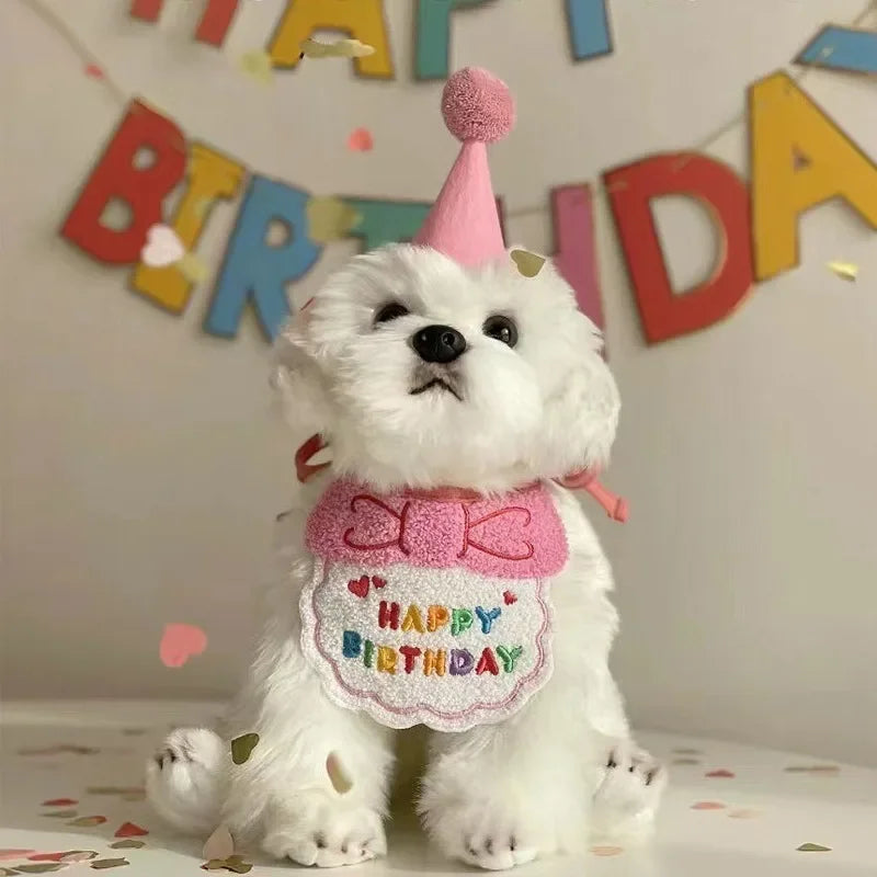 Adorable Dog Puppy Birthday Hat
