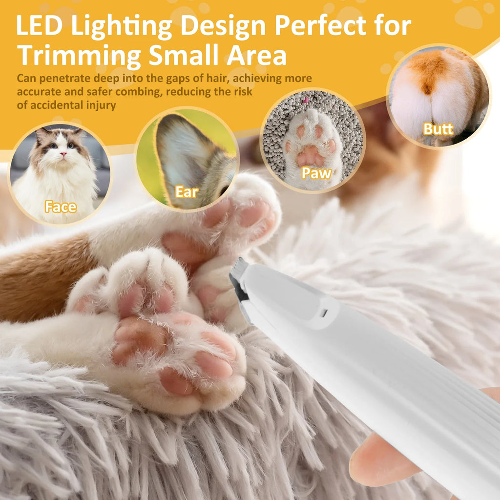 High-Speed Trimmer with LED Light Low Noise Shaver