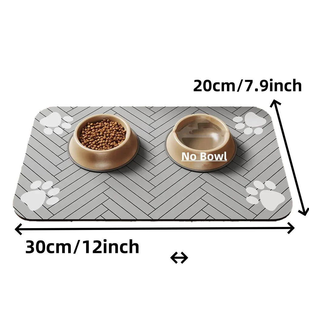 Waterproof Placemat Food & Water Bowls