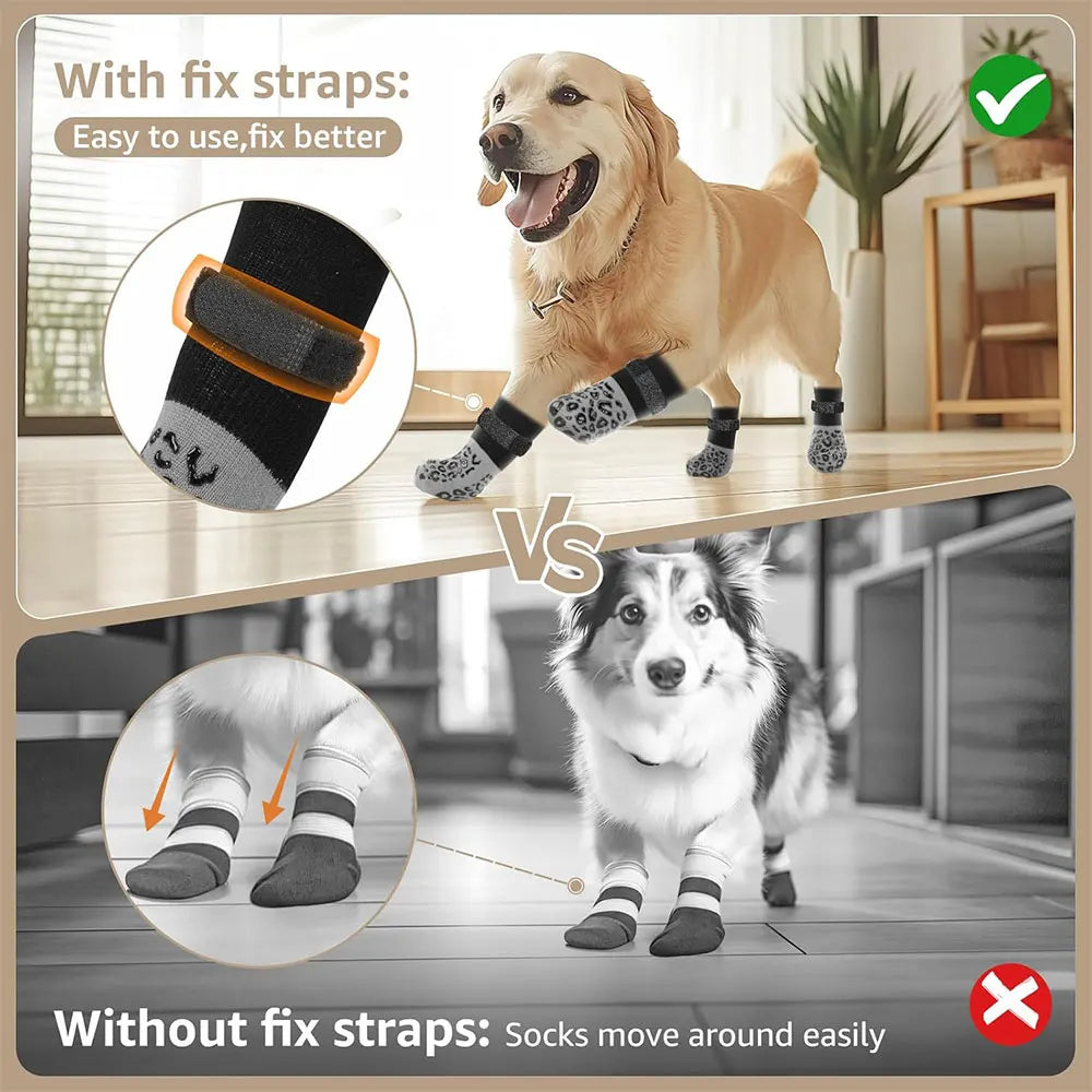 Anti-Slip Dog Socks