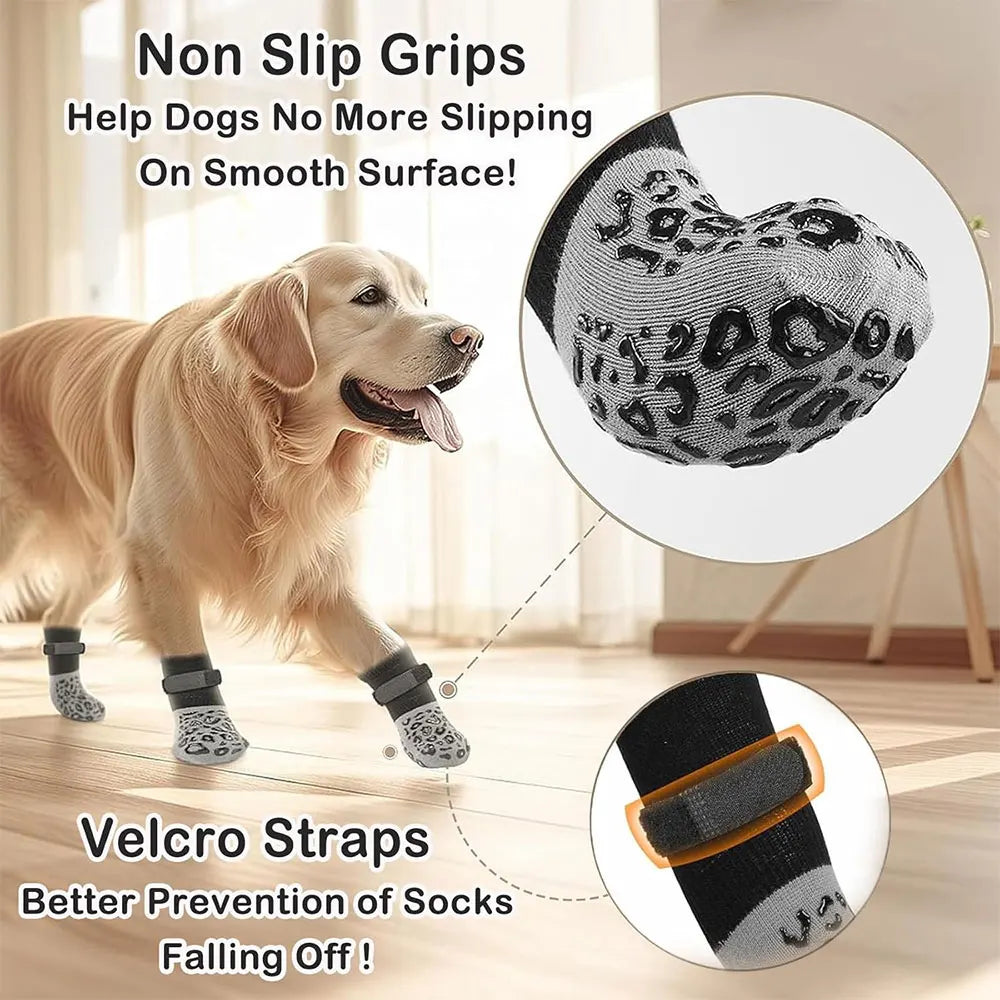 Anti-Slip Dog Socks