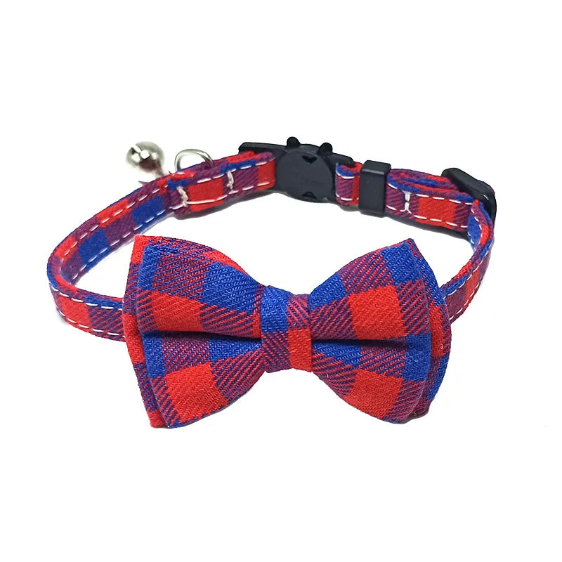 Breakaway Dog Collar Bow Tie and Bell Christmas