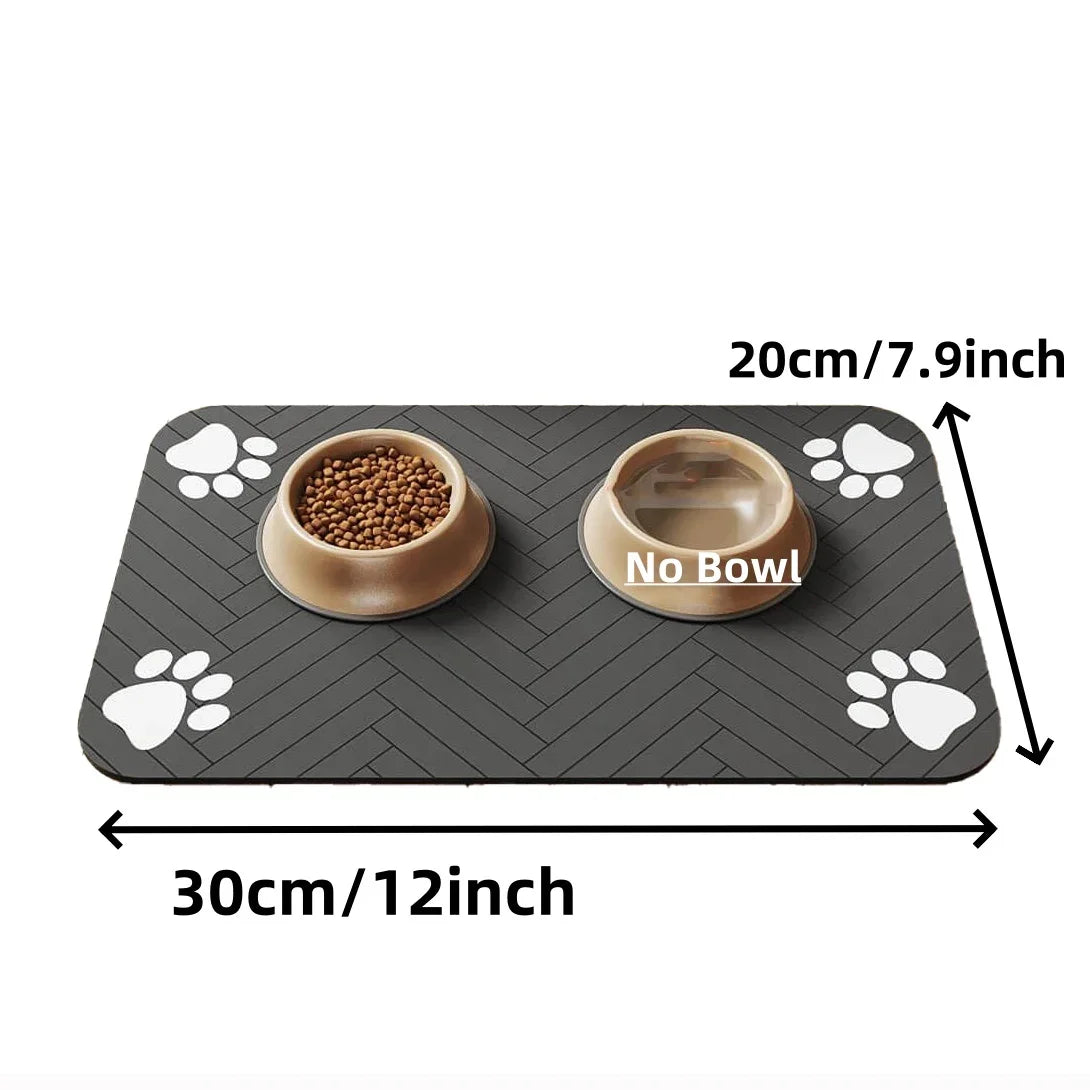 Waterproof Placemat Food & Water Bowls