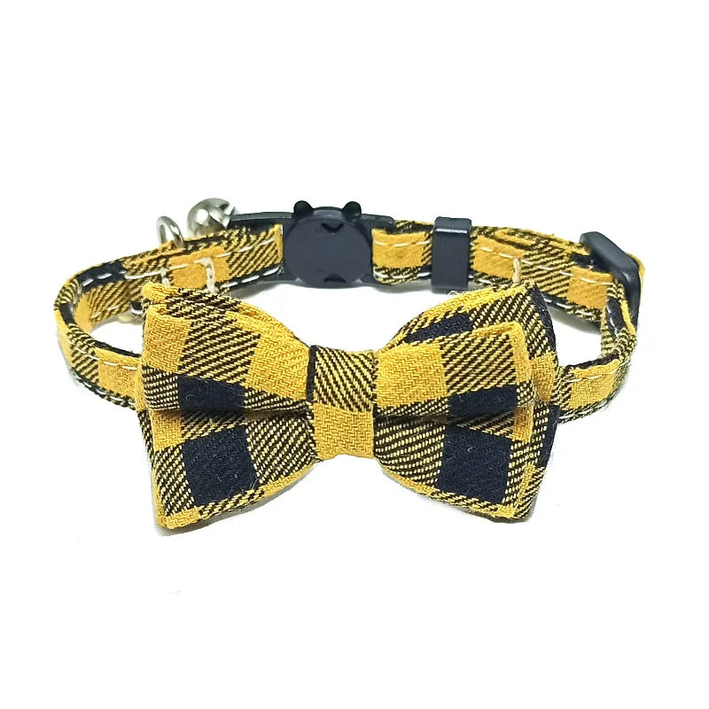 Breakaway Dog Collar Bow Tie and Bell Christmas