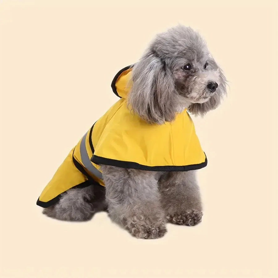 Adjustable Waterproof & Windproof Dog Raincoat!