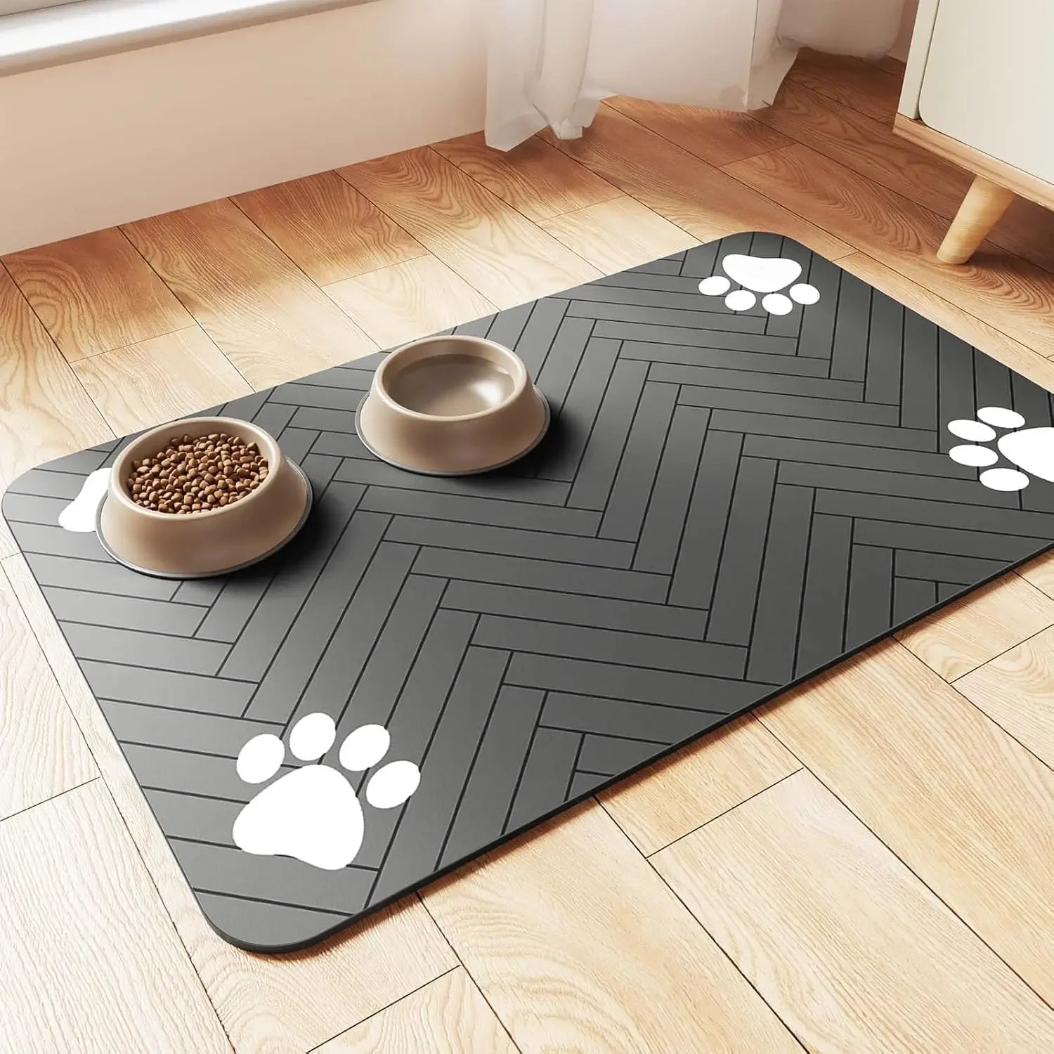 Waterproof Placemat Food & Water Bowls