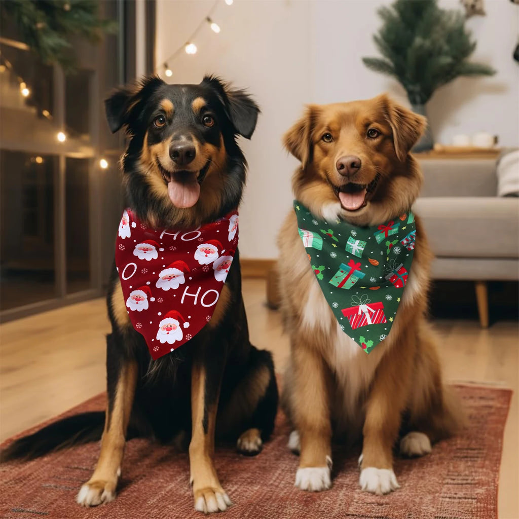 Santa Christmas Dog Bandana
