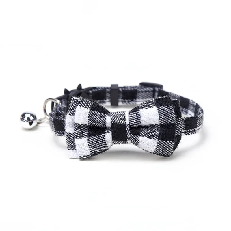 Breakaway Dog Collar Bow Tie and Bell Christmas