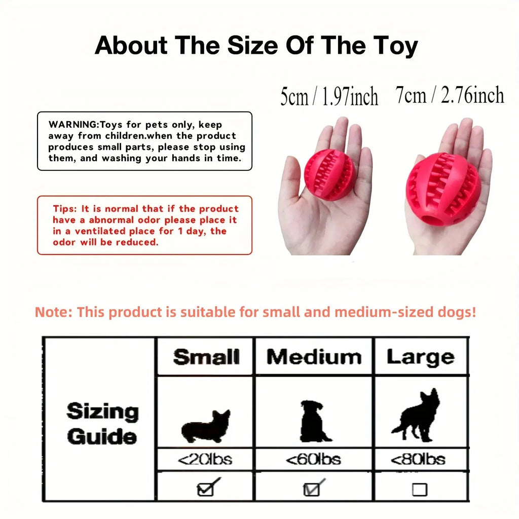 Nontoxic Bite Resistant Toy Ball
